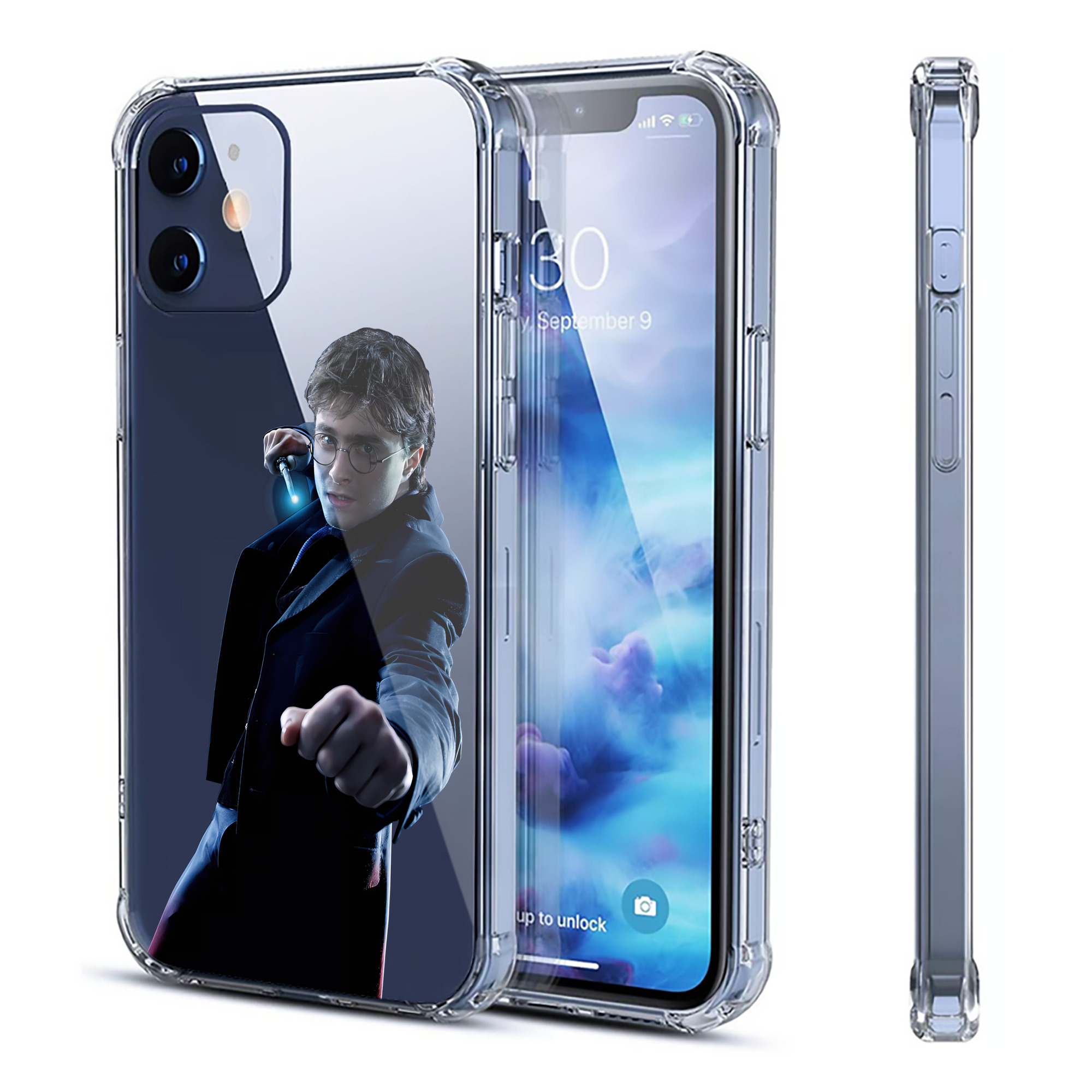 （画像用） Harry Potter ハリー・ポッターシリーズ 【iPhone 12シリーズ対応】透明スマホケース（クリアソフトケース）